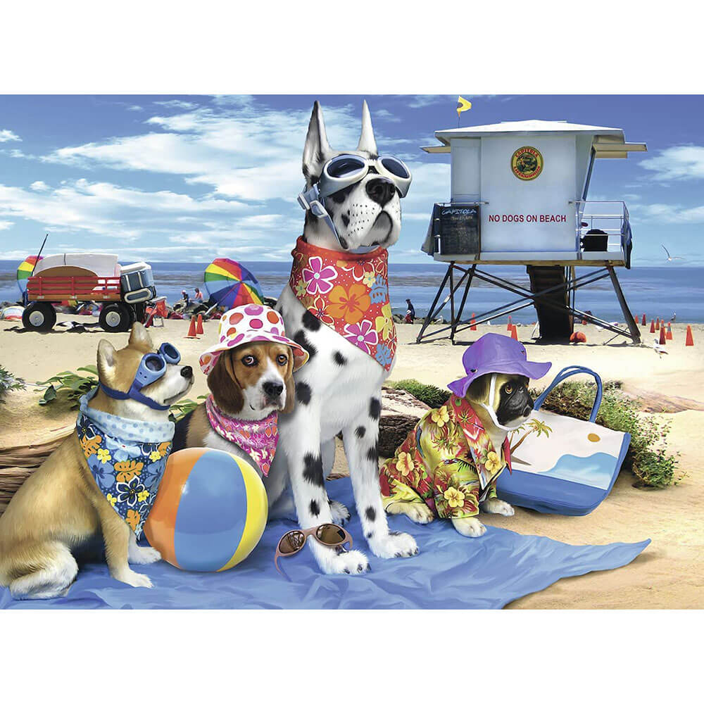 Ravensburger 100 pc Puzzles - No Dogs on the Beach