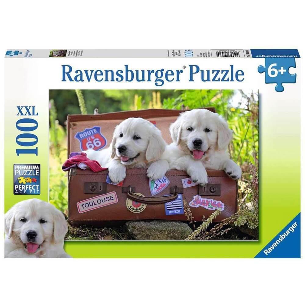 Ravensburger 100 pc Puzzles - Traveling Pups