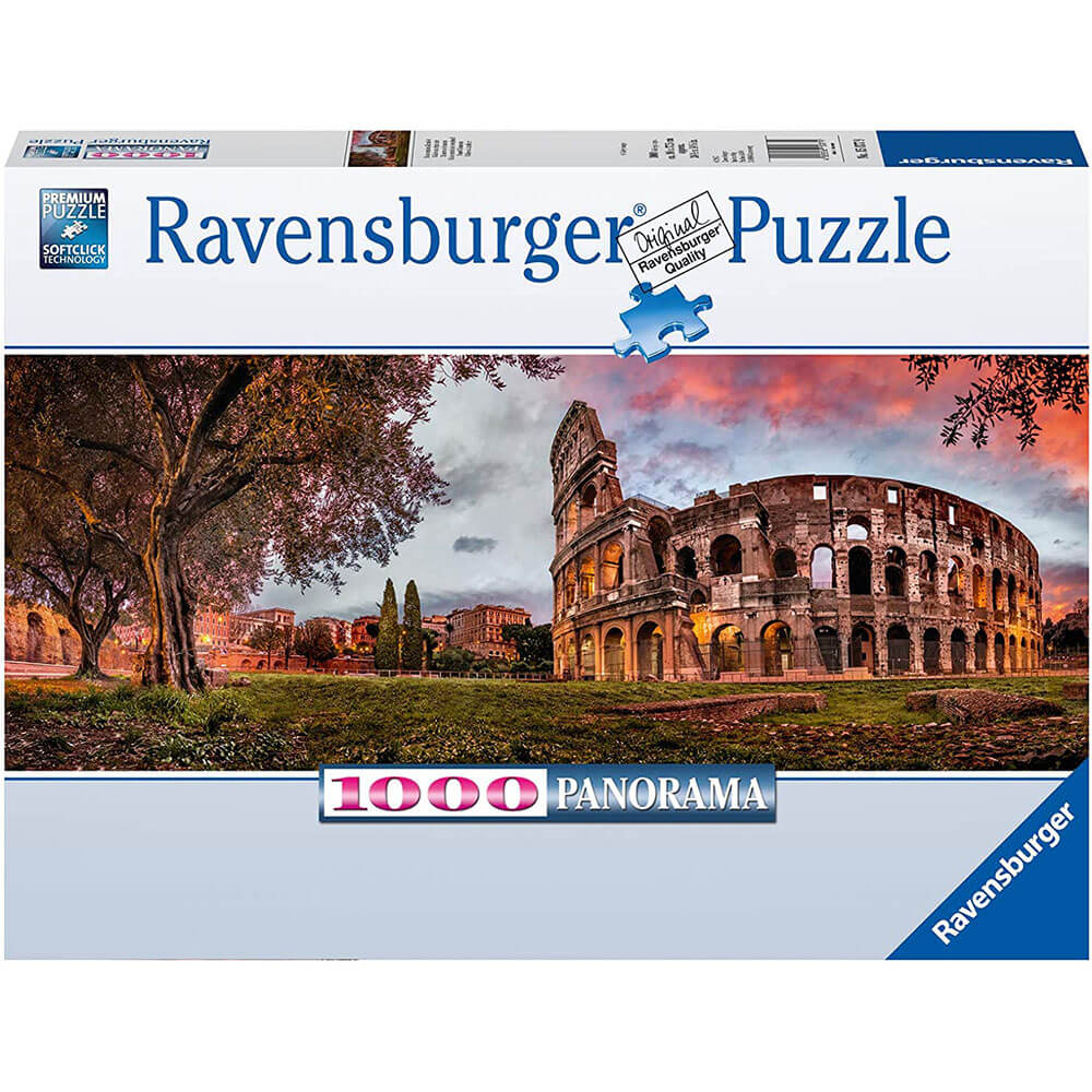 Ravensburger  1000 pc Panorama Puzzles - Sunset Coloseum