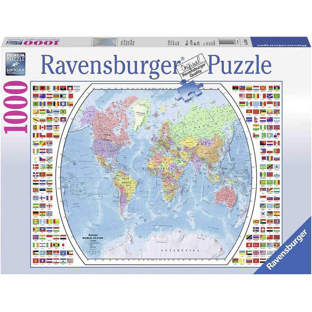 Ravensburger 1000 pc Puzzles - Political World Map