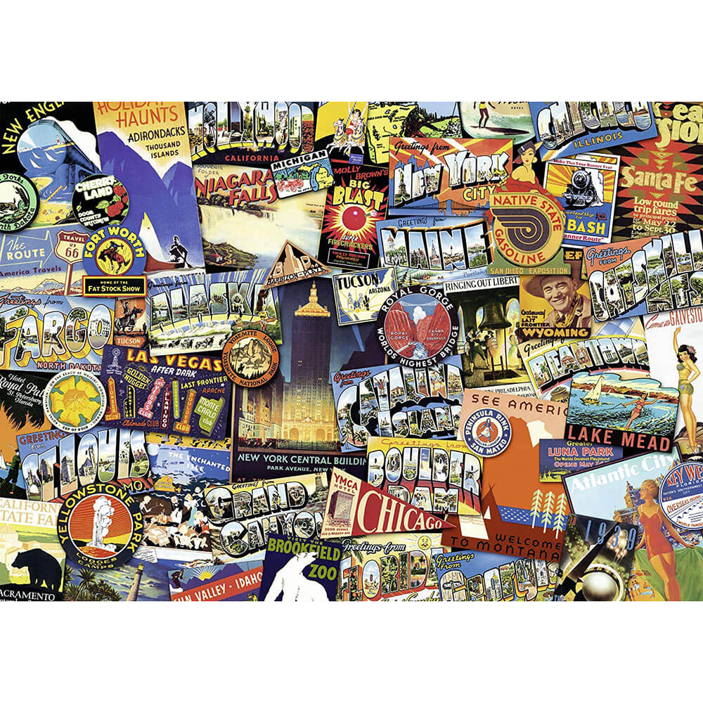 Ravensburger 1000 pc Puzzles - Road Trip USA