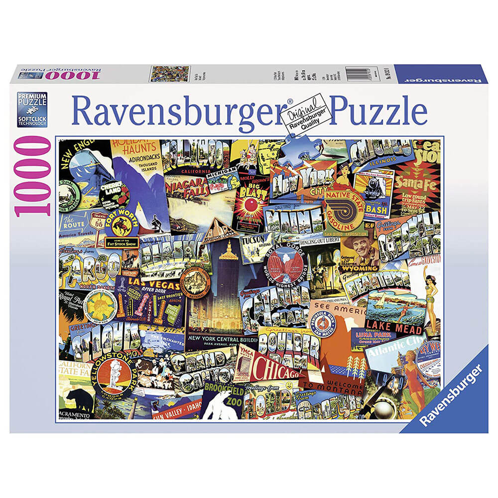 Ravensburger 1000 pc Puzzles - Road Trip USA