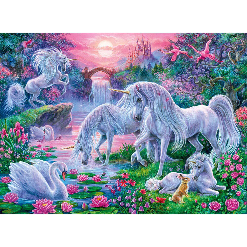 Ravensburger 150 pc Puzzles - Unicorns in the Sunset Glow