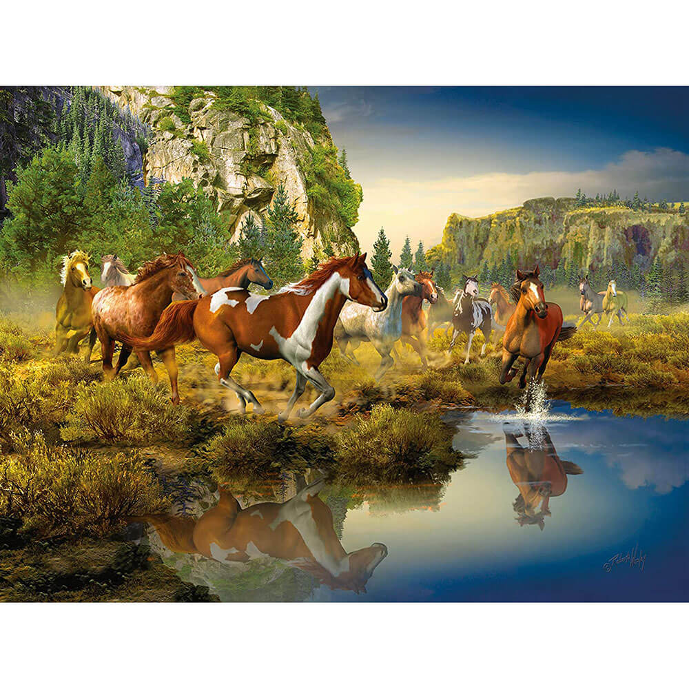 Ravensburger 1500 pc Puzzles - Wild Horses