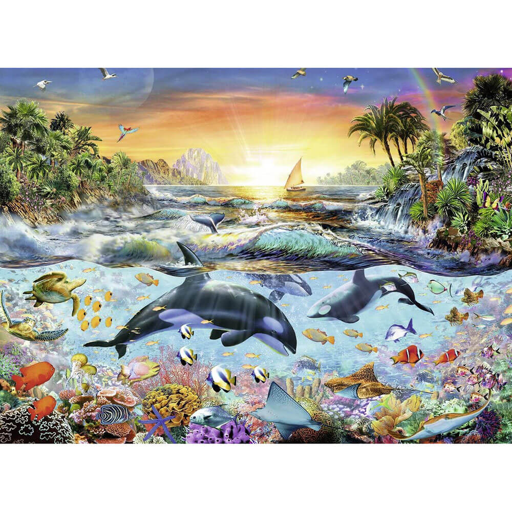 Ravensburger 200 pc Puzzles - Orca Paradise