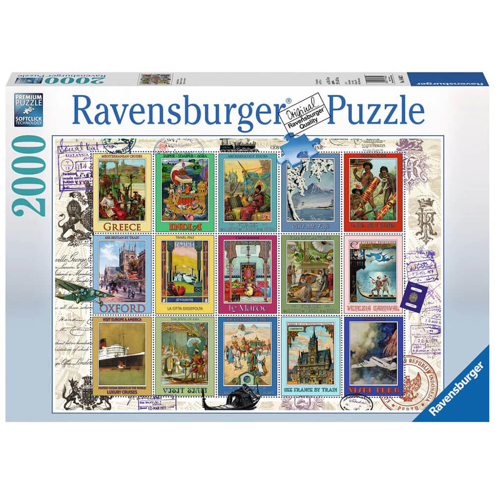 Ravensburger 2000 pc Puzzles - Vacation Stamps