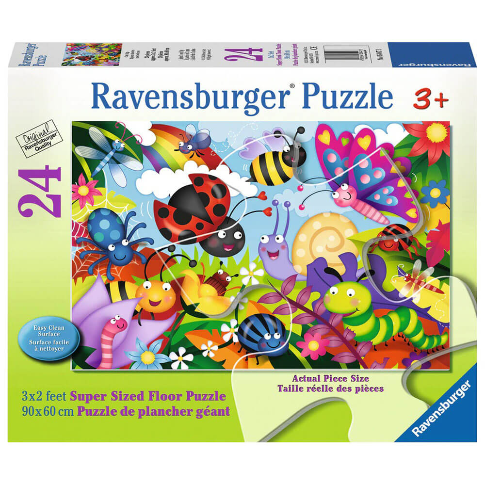 Ravensburger 24 pc Super Sized Floor Puzzles  - Cute Bugs