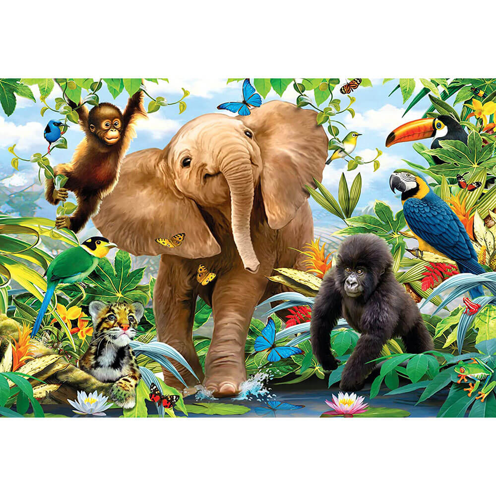 Ravensburger 24 pc Super Sized Floor Puzzles - Jungle Juniors