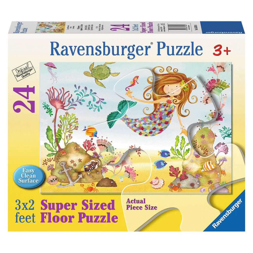 Ravensburger 24 pc Super Sized Floor Puzzles  - Junior Mermaid