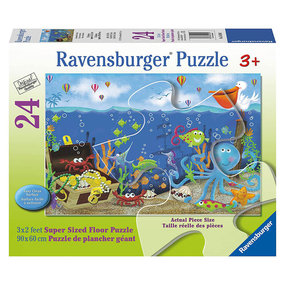Ravensburger 24 pc Super Sized Floor Puzzles  - Underwater Treasure