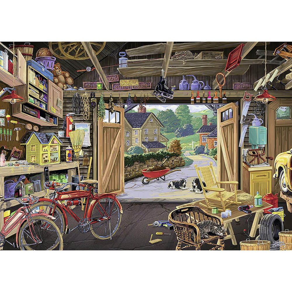Ravensburger    300 pc Large Format Puzzles - Grandpa's Garage