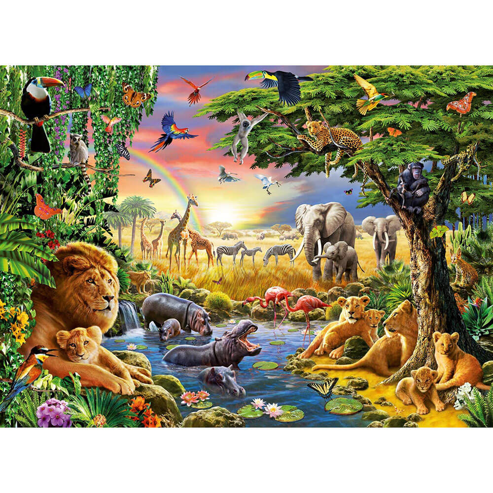 Ravensburger 300 pc Puzzles - Evening at the Waterhole