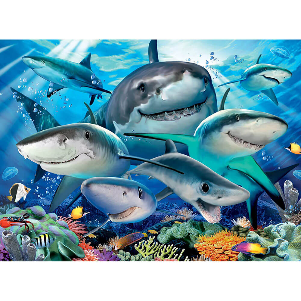 Ravensburger 300 pc Puzzles - Smiling Sharks