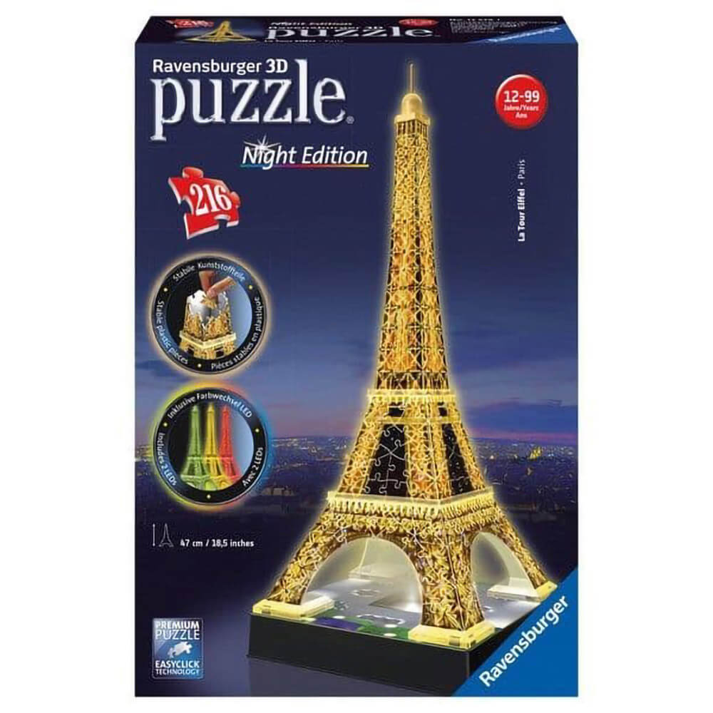 Ravensburger 3D Buildings - Eiffel Tower - Night Edition