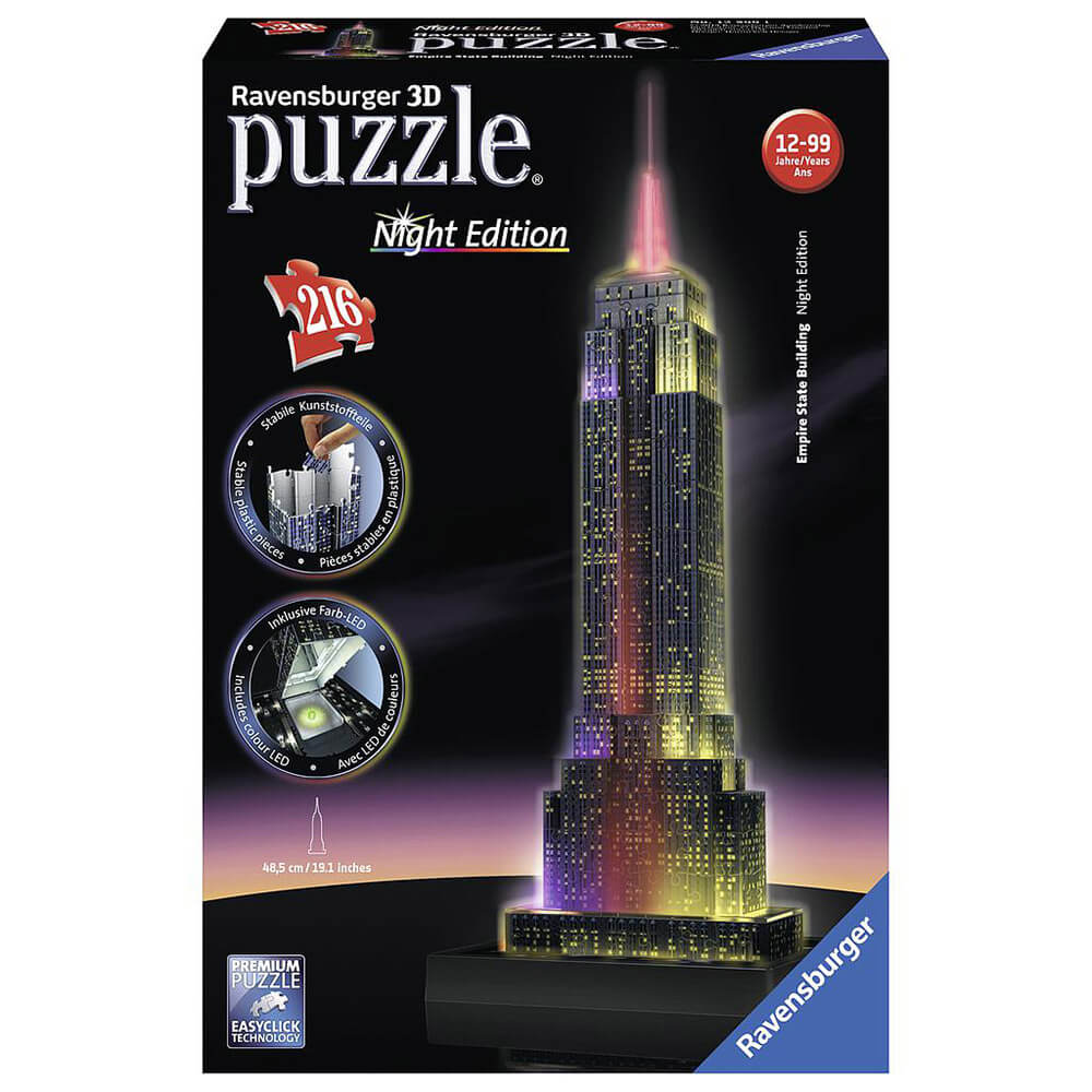 Ravensburger 3D Buildings - Empire State Building - Night Edition
