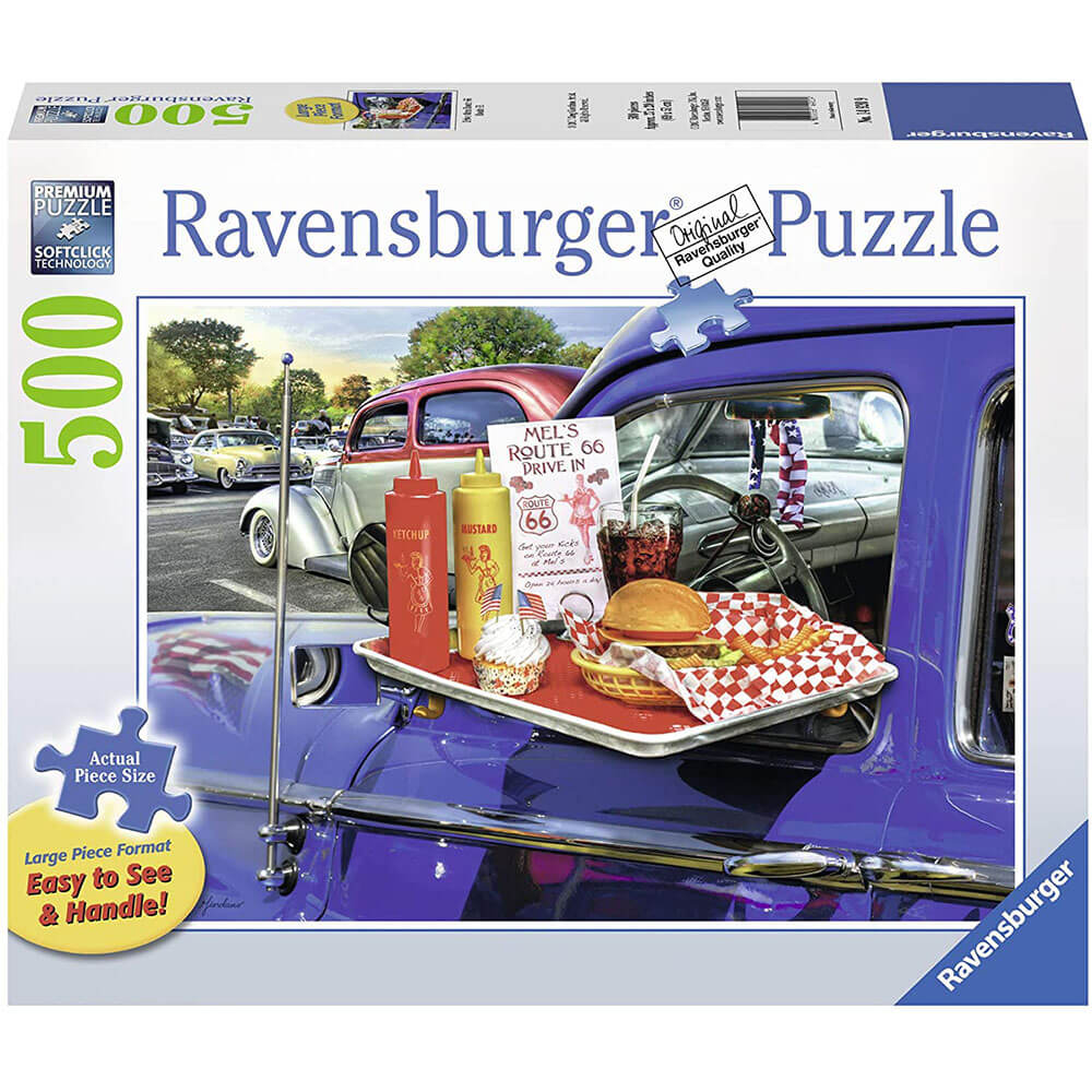 Ravensburger 500 pc Large Format Puzzles - Drive-Thru Route 66