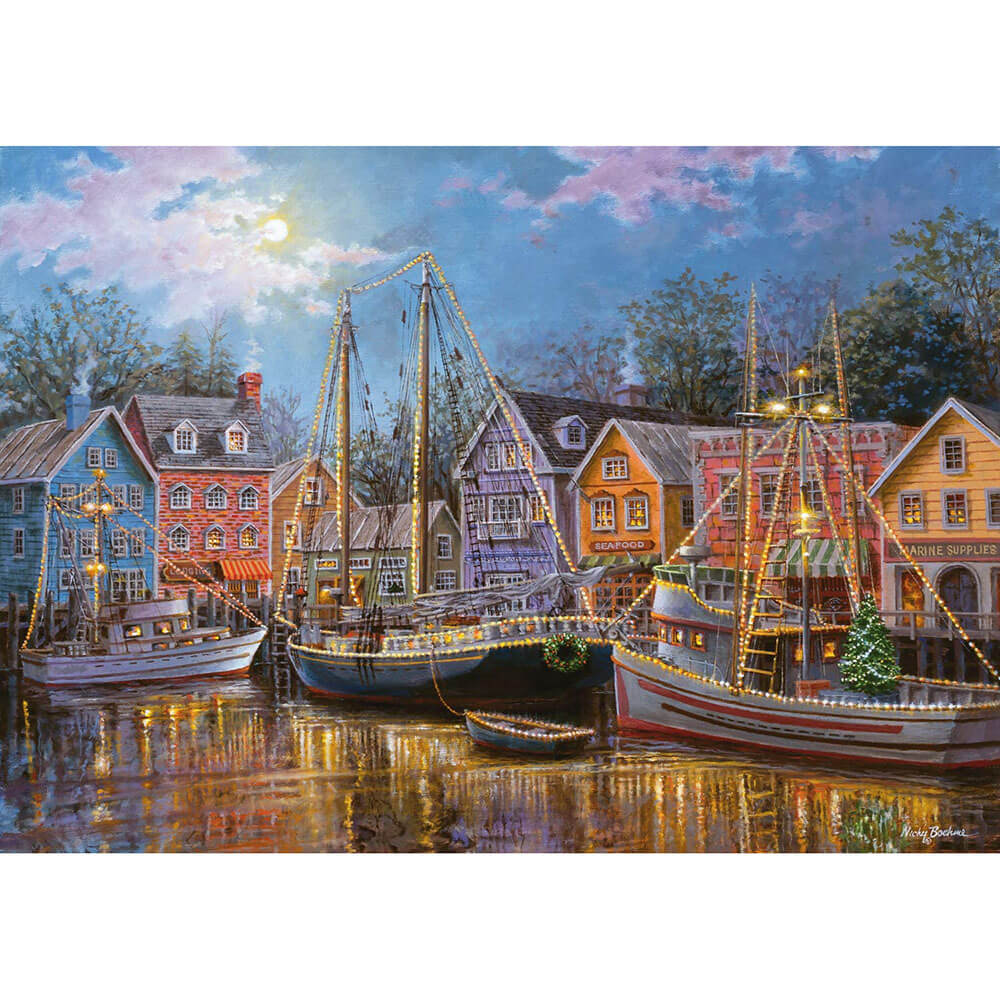 Ravensburger 500 pc Large Format Puzzles - Ships Aglow