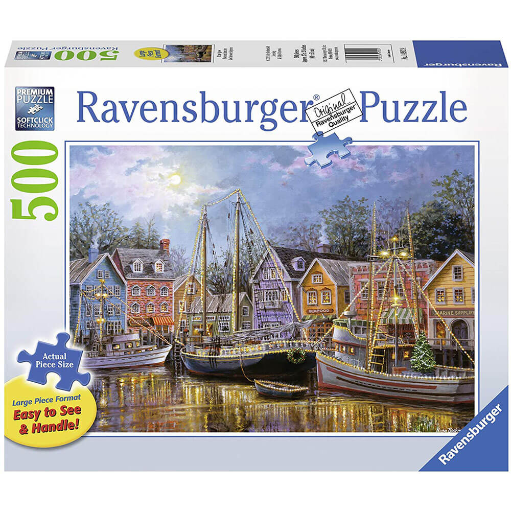 Ravensburger 500 pc Large Format Puzzles - Ships Aglow
