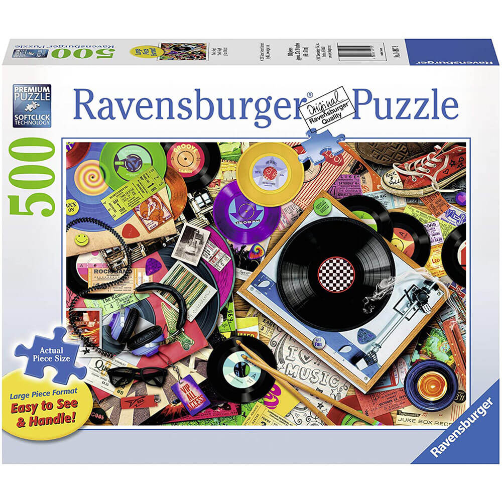 Ravensburger Viva le Vinyl 500 Piece Large Format Jigsaw Puzzle