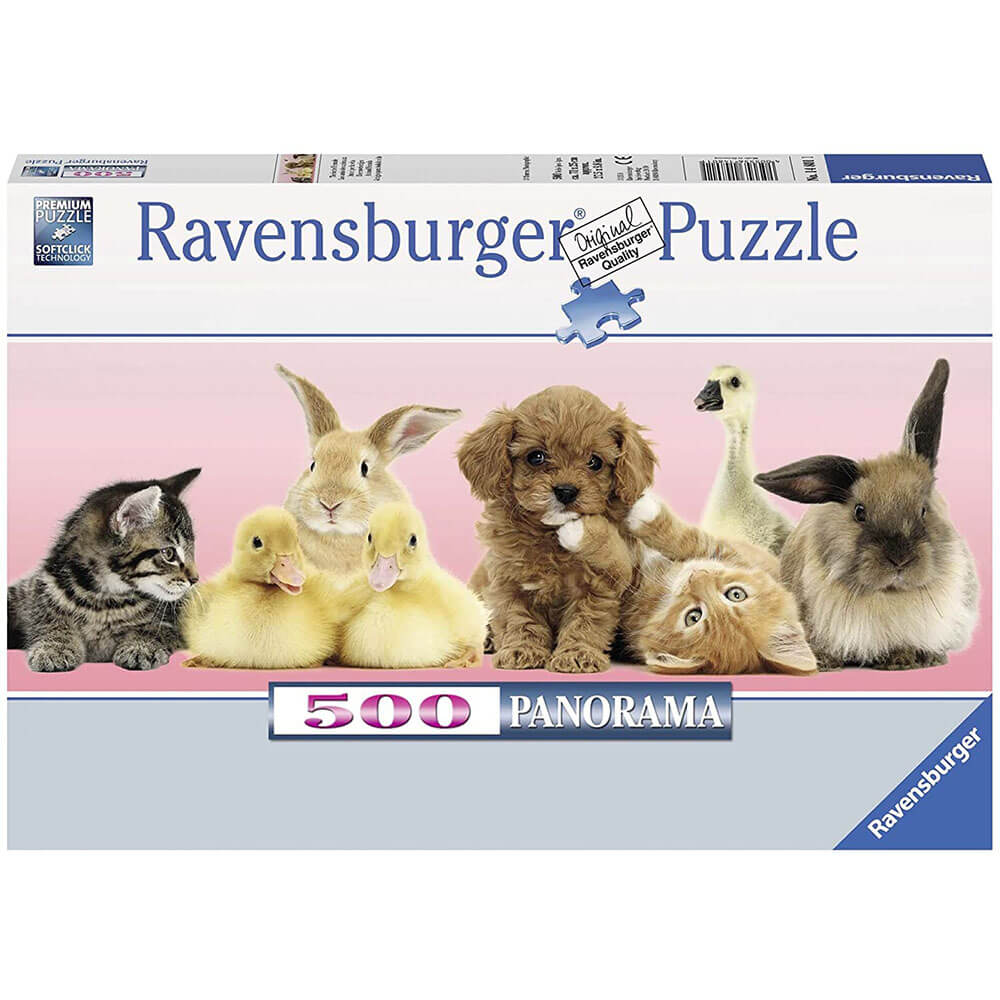 Ravensburger 500 pc Panorama Puzzle - Animal Friends