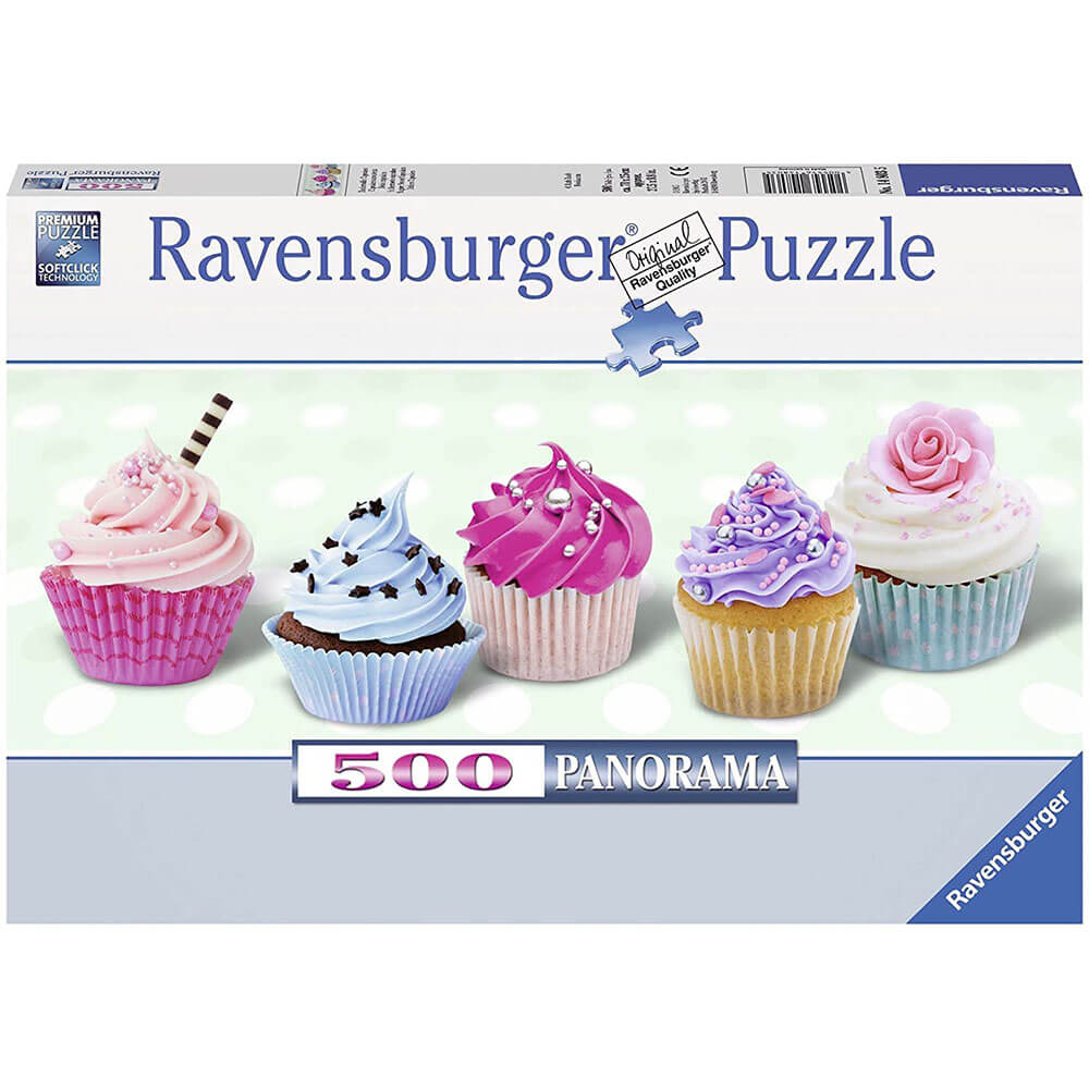 Ravensburger 500 pc Panorama Puzzle - Cupcakes