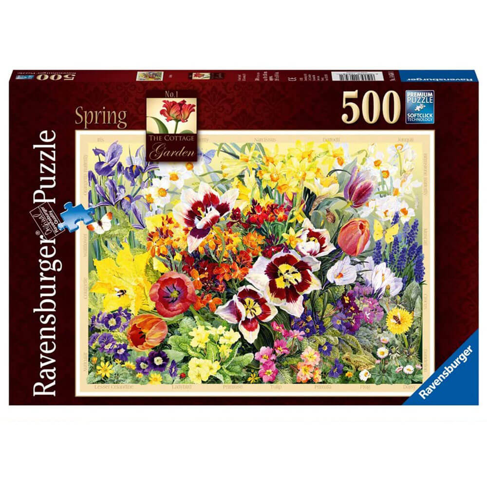 Ravensburger 500 pc Puzzles - The Cottage Garden No 1, Spring