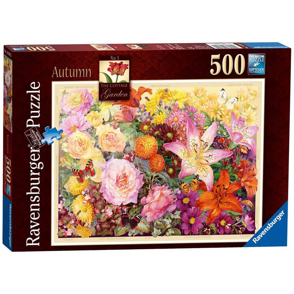 Ravensburger 500 pc Puzzles - The Cottage Garden No 3, Autumn
