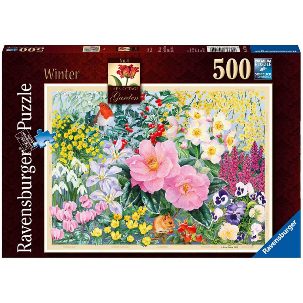 Ravensburger 500 pc Puzzles - The Cottage Garden No 4, Winter