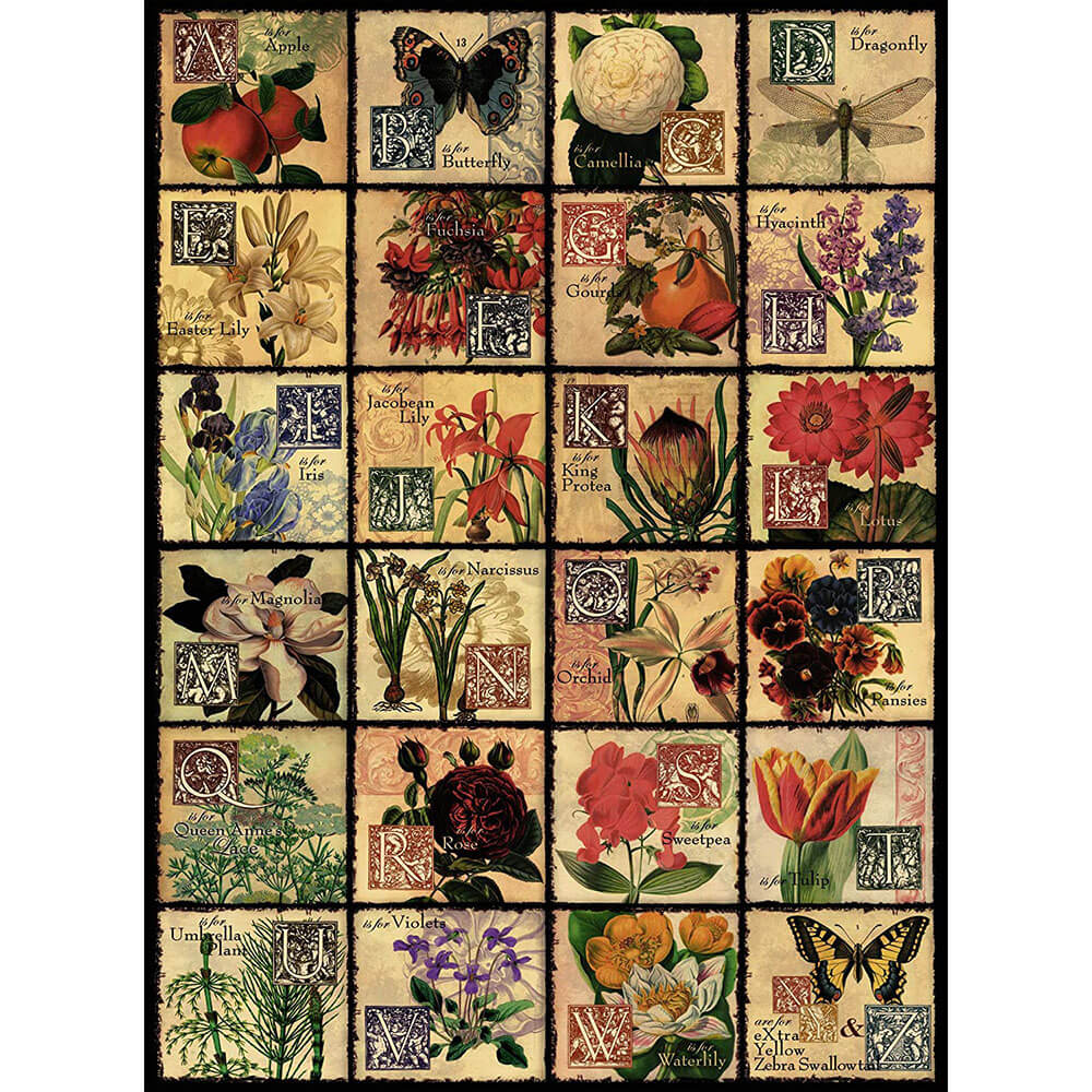 Ravensburger 500 pc Puzzles - Vintage Flora
