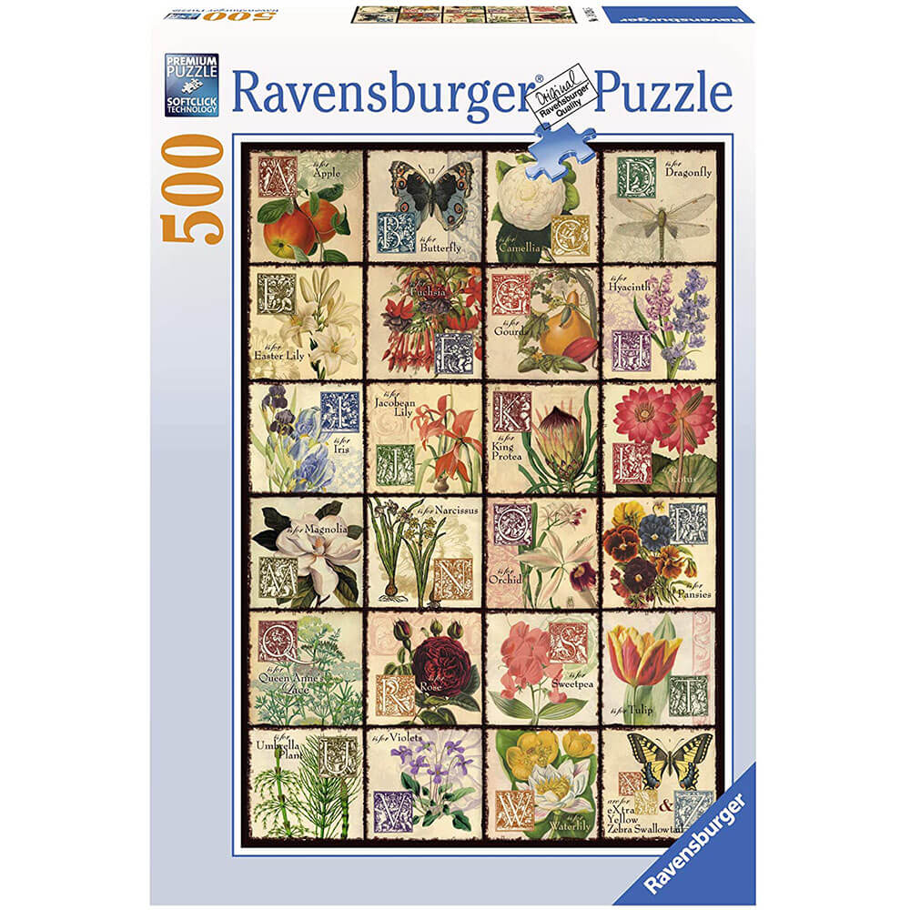 Ravensburger 500 pc Puzzles - Vintage Flora