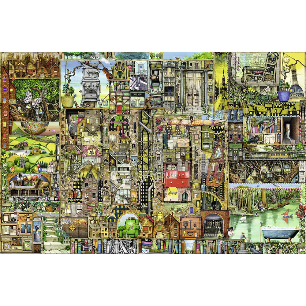 Ravensburger 5000 pc Puzzles - Colin Thompson: Bizarre Town
