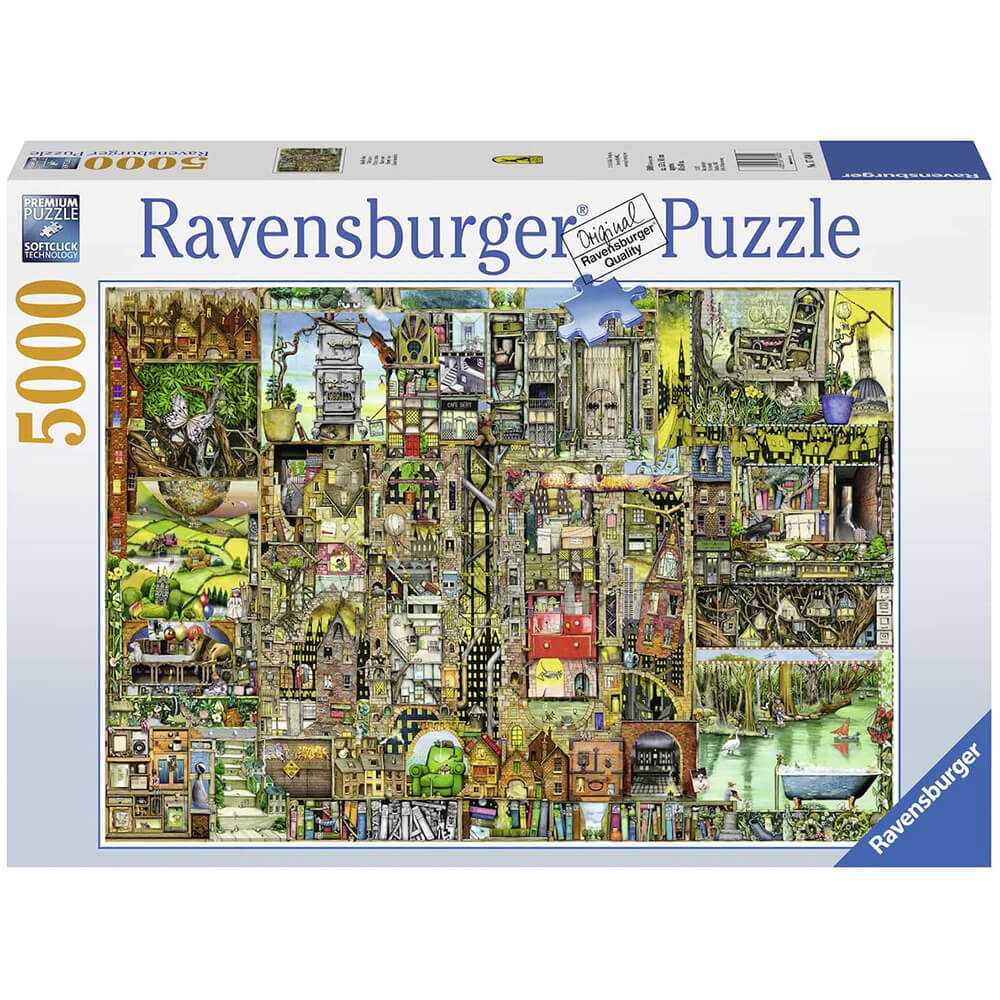 Ravensburger 5000 pc Puzzles - Colin Thompson: Bizarre Town