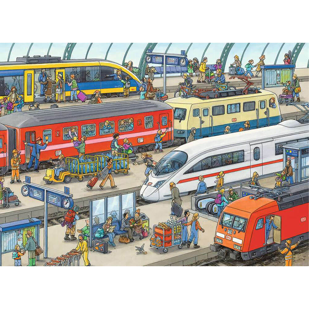 Ravensburger  60 pc Puzzles - Railway Station
