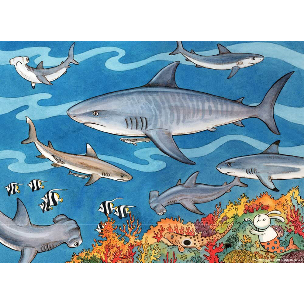 Ravensburger  60 pc Puzzles - Sea of Sharks