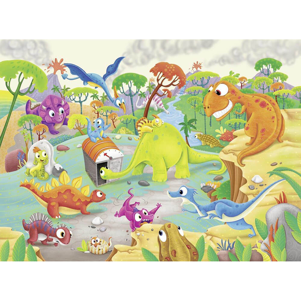 Ravensburger  60 pc Puzzles - Time Traveling Dinos