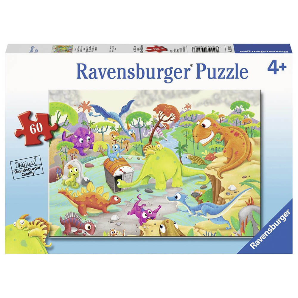 Ravensburger  60 pc Puzzles - Time Traveling Dinos
