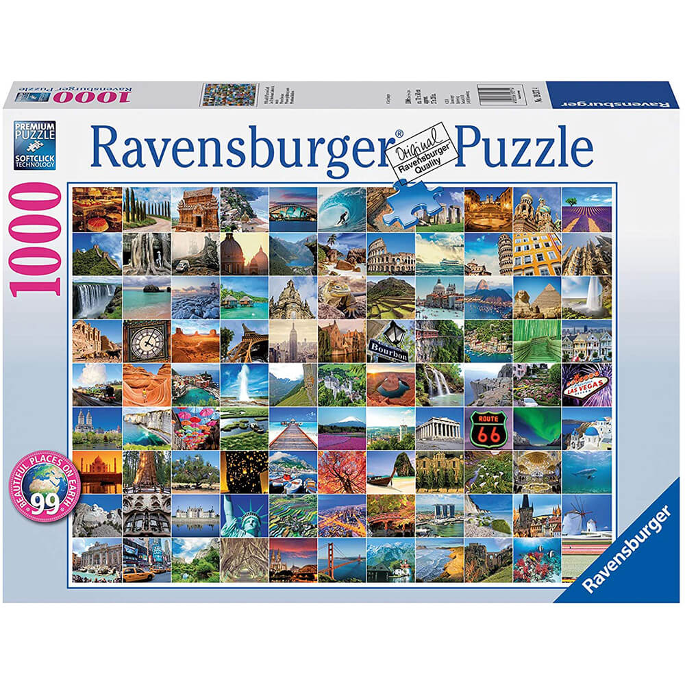 Ravensburger 99 Beautiful Places on Earth 1000 Piece Puzzle