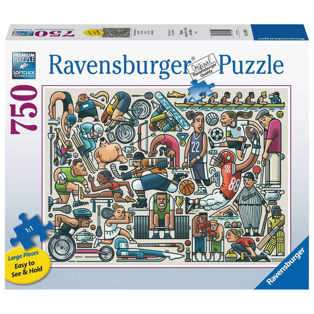 Ravensburger Athletic Fit 750 Piece Large Format Jigsaw Puzzle