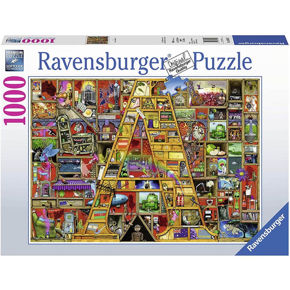 Ravensburger Awesome Alphabet - "A" (1000 pc Puzzle)