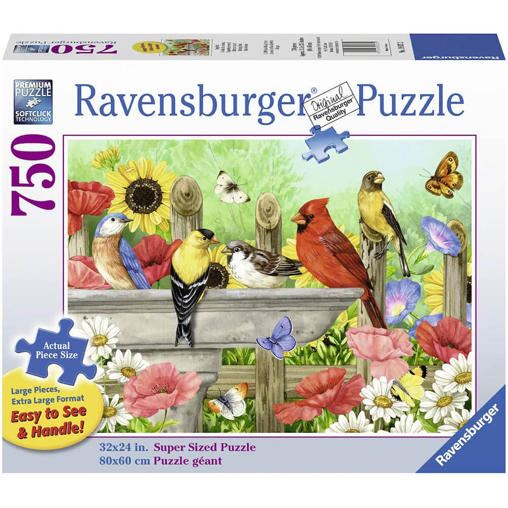 Ravensburger Bathing Birds 750 pc Large Format Puzzle