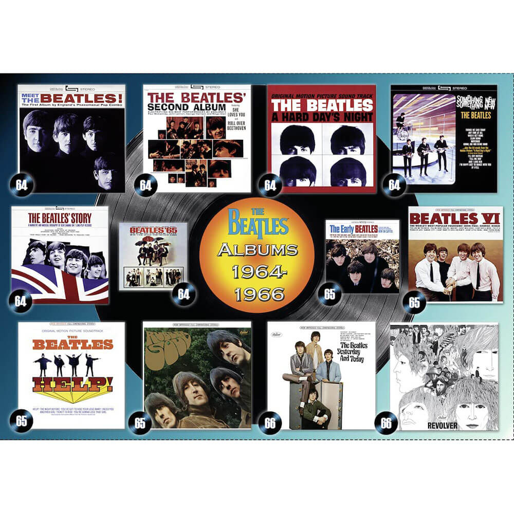 Ravensburger Beatles Puzzles - Beatles: Albums 1964-66 (1000pc)