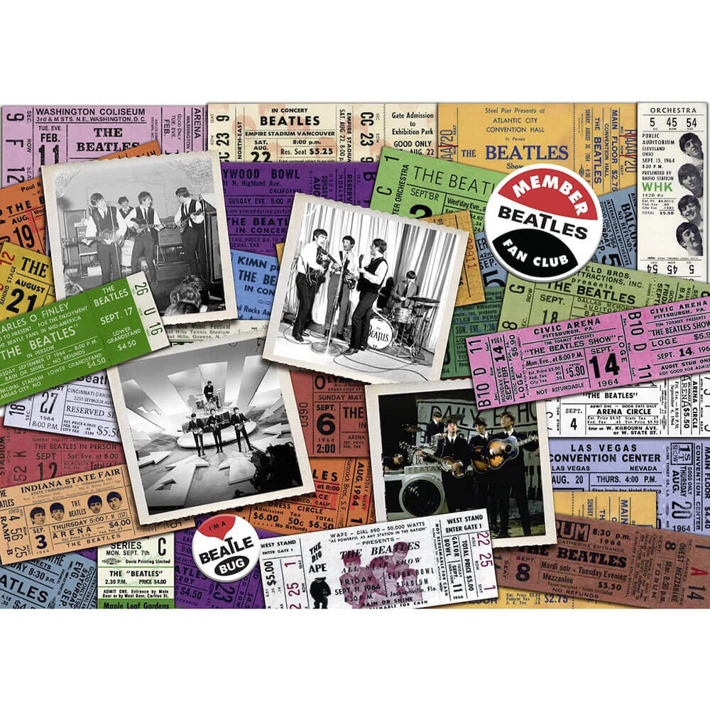 Ravensburger Beatles Puzzles - Beatles: Tickets (1000pc)