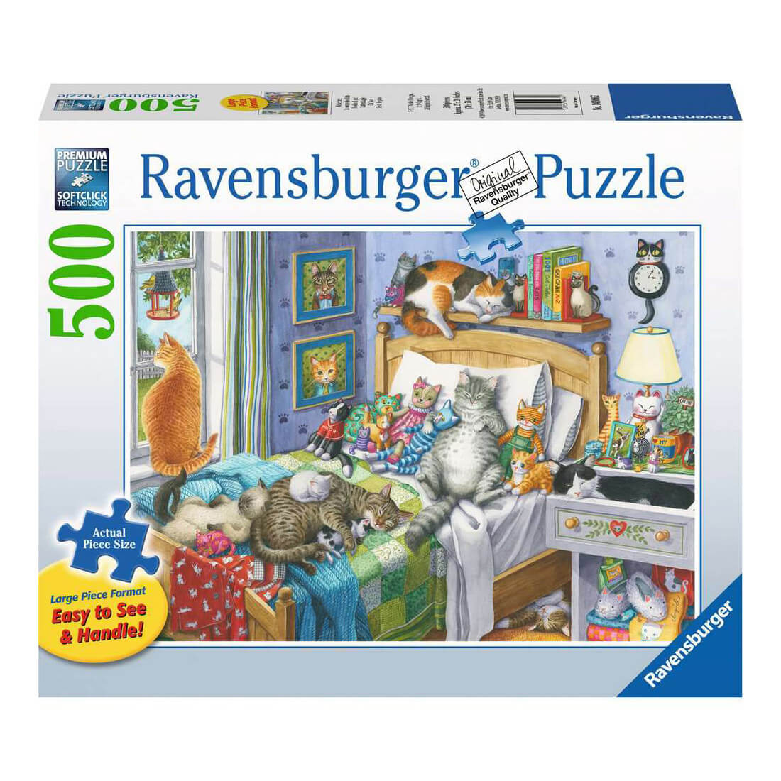Ravensburger Cat Nap Large Format 500 Piece Puzzle