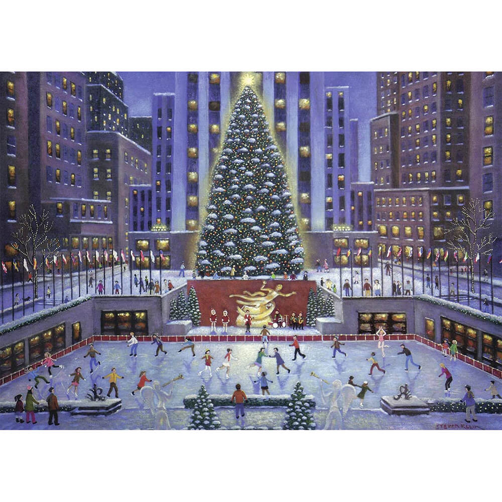 Ravensburger Christmas Puzzles - Rockefeller Center (1000 pc Puzzle)