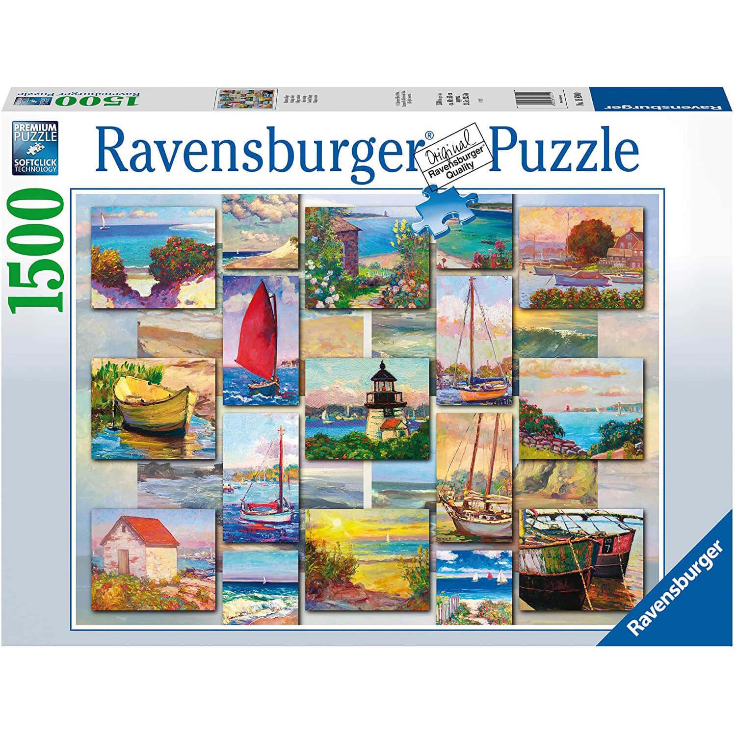 Ravensburger Coastal Collage 1500 Piece Puzzle