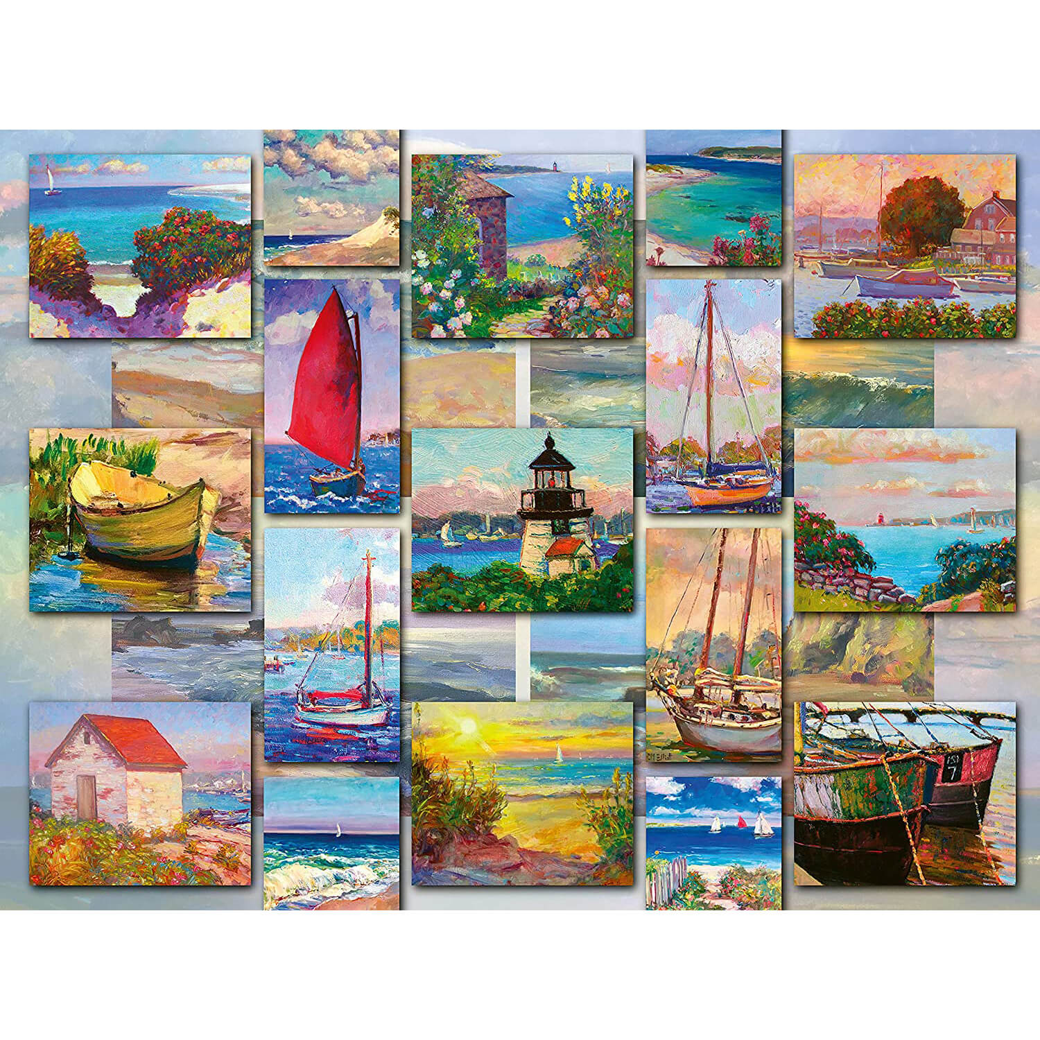 Ravensburger Coastal Collage 1500 Piece Puzzle
