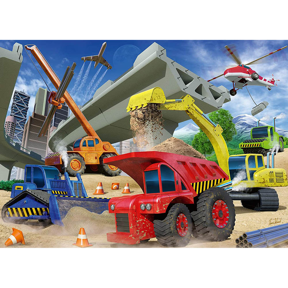 Ravensburger Construction Trucks 60 Piece Puzzle