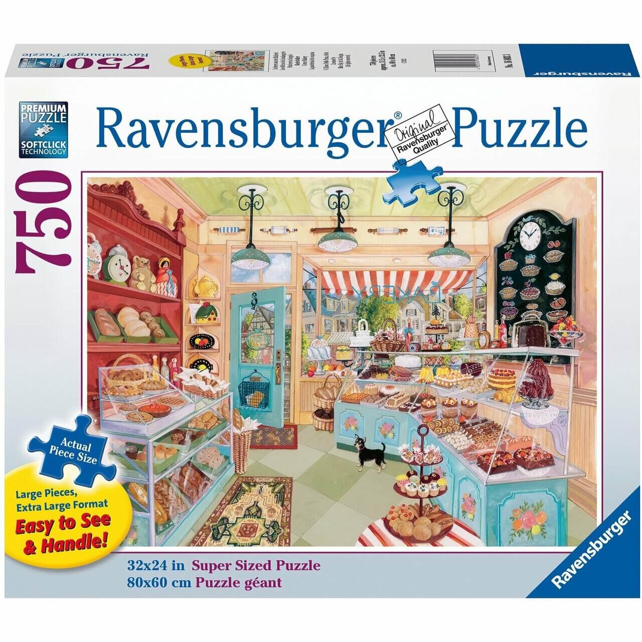 Ravensburger Corner Bakery 750 Piece Large Format  Puzzle