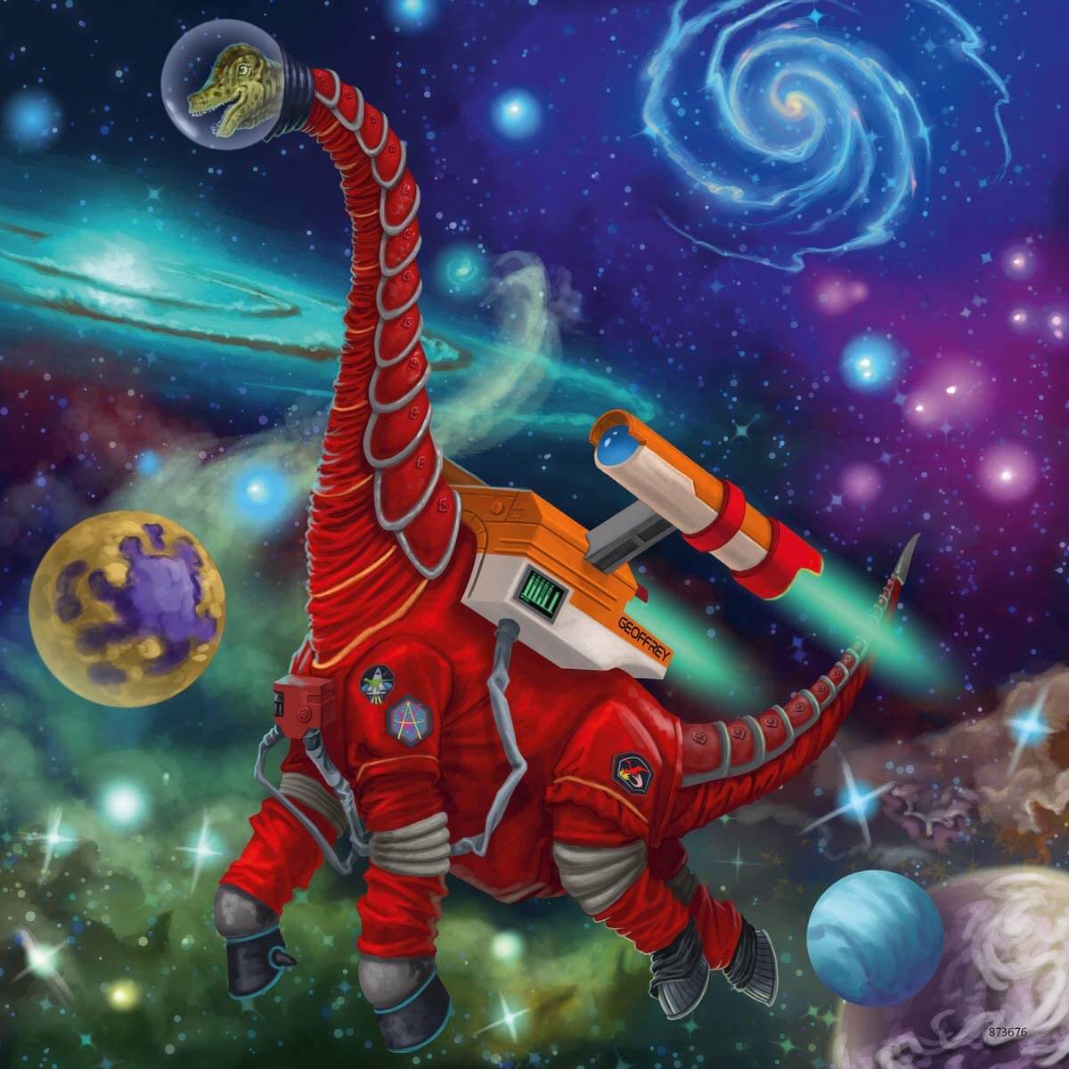 Ravensburger Dinosaurs in Space 3 x 49 Piece Puzzle
