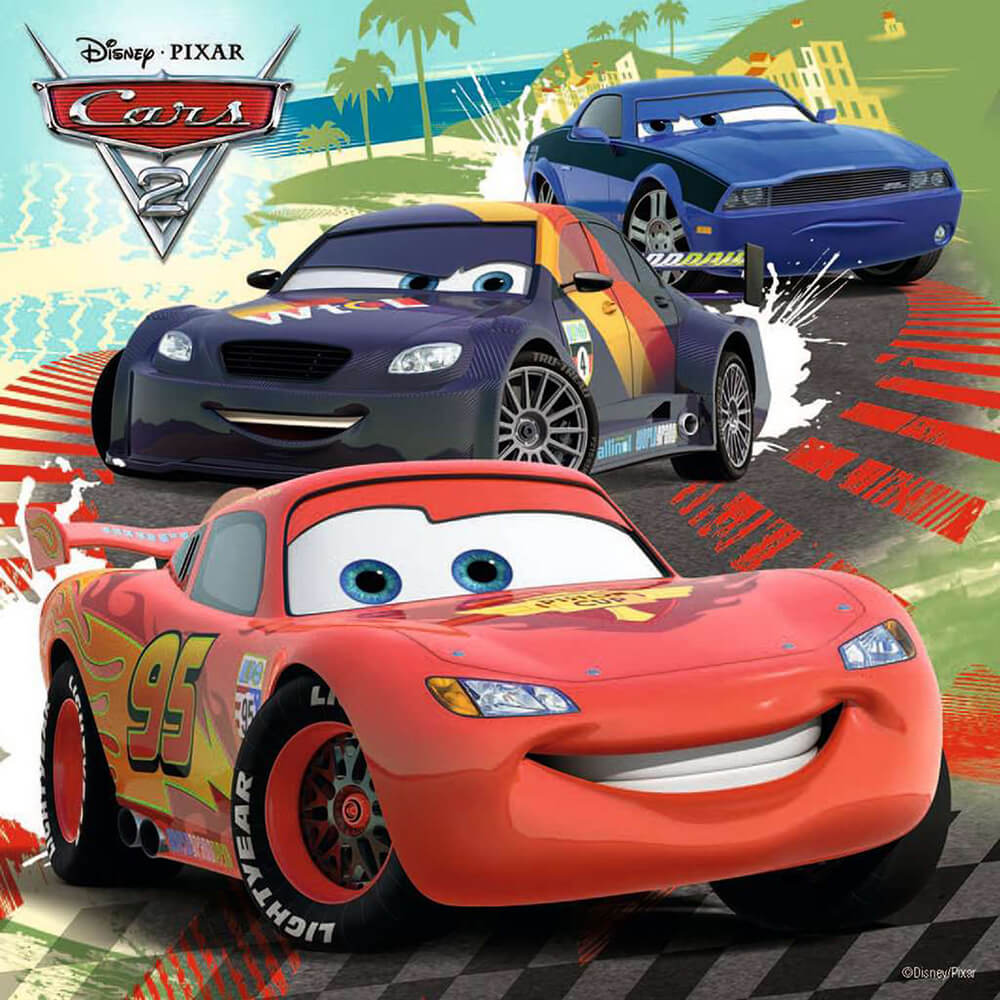 Ravensburger Disney Cars - Worldwide Racing Fun (3 x 49 pc Puzzles)